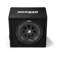 Kicker 43VC124 12" Loaded Ported Subwoofer Enclosure