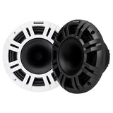 Kicker 48KMXL84 8" Coaxial Marine Speakers with White and Charcoal Grilles