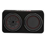 Kicker 48TCWRT82 Truck-Style Sealed Enclosure with Single 8" CompRT Subwoofer and Passive Radiator