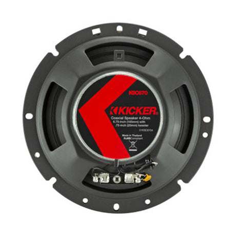 Kicker 51KSC6704 6.75" 2-Way Coaxial Speakers