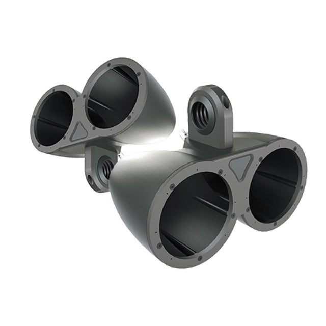 Kicker 12KMTED 6.5” Double Unloaded Tower Enclosures for Kicker 6.5" Marine Speakers - Black