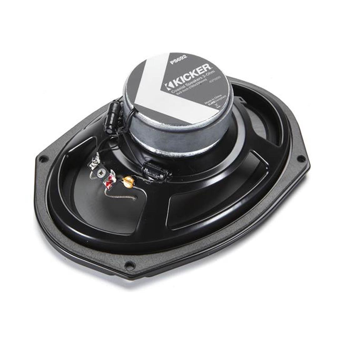 Kicker 40PS694 6"x 9" 2-Way 4-Ohm Speakers for use in Motorcycles, Boats, and ATVs