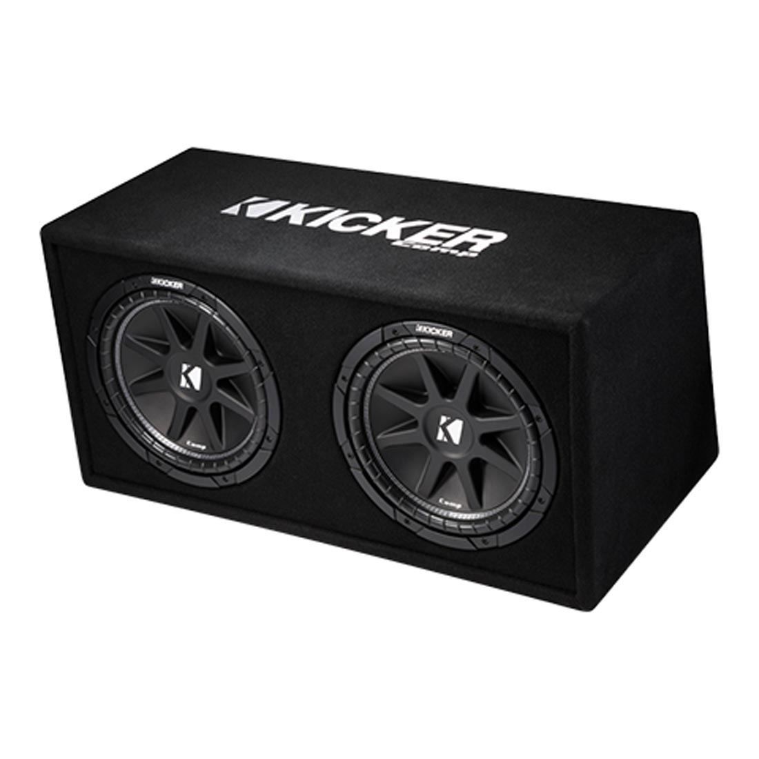 Kicker 43DC122 Ported Enclosure with Dual 12" Comp Subwoofers