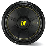 Kicker 44CWCS124 CompC Series 12" 4-Ohm Subwoofer