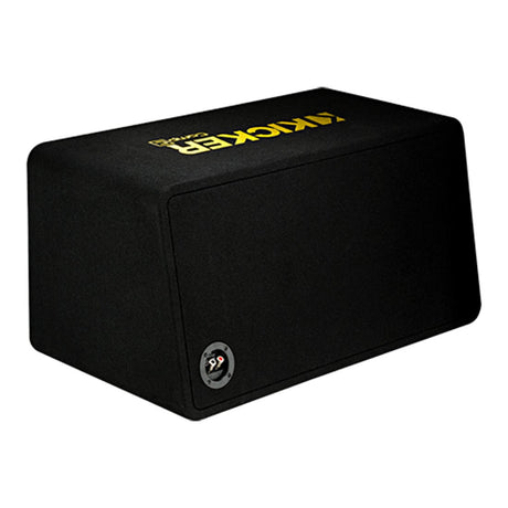  Kicker 44DCWC122 2-Ohm 600W Ported Enclosure with Dual 12" CompC Subwoofers