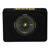  Kicker 44TCWC104 10" 4-Ohm Single Loaded Ported Truck Subwoofer Enclosure