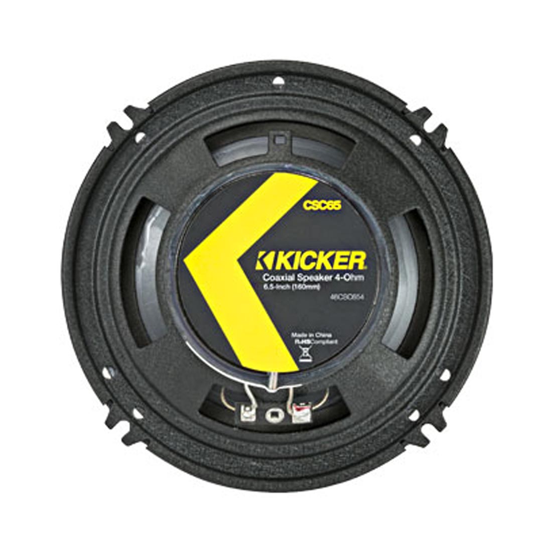 Kicker 46CSC654 CS Series 6.5″ 4-Ohm 2-Way Coaxial Car Speakers