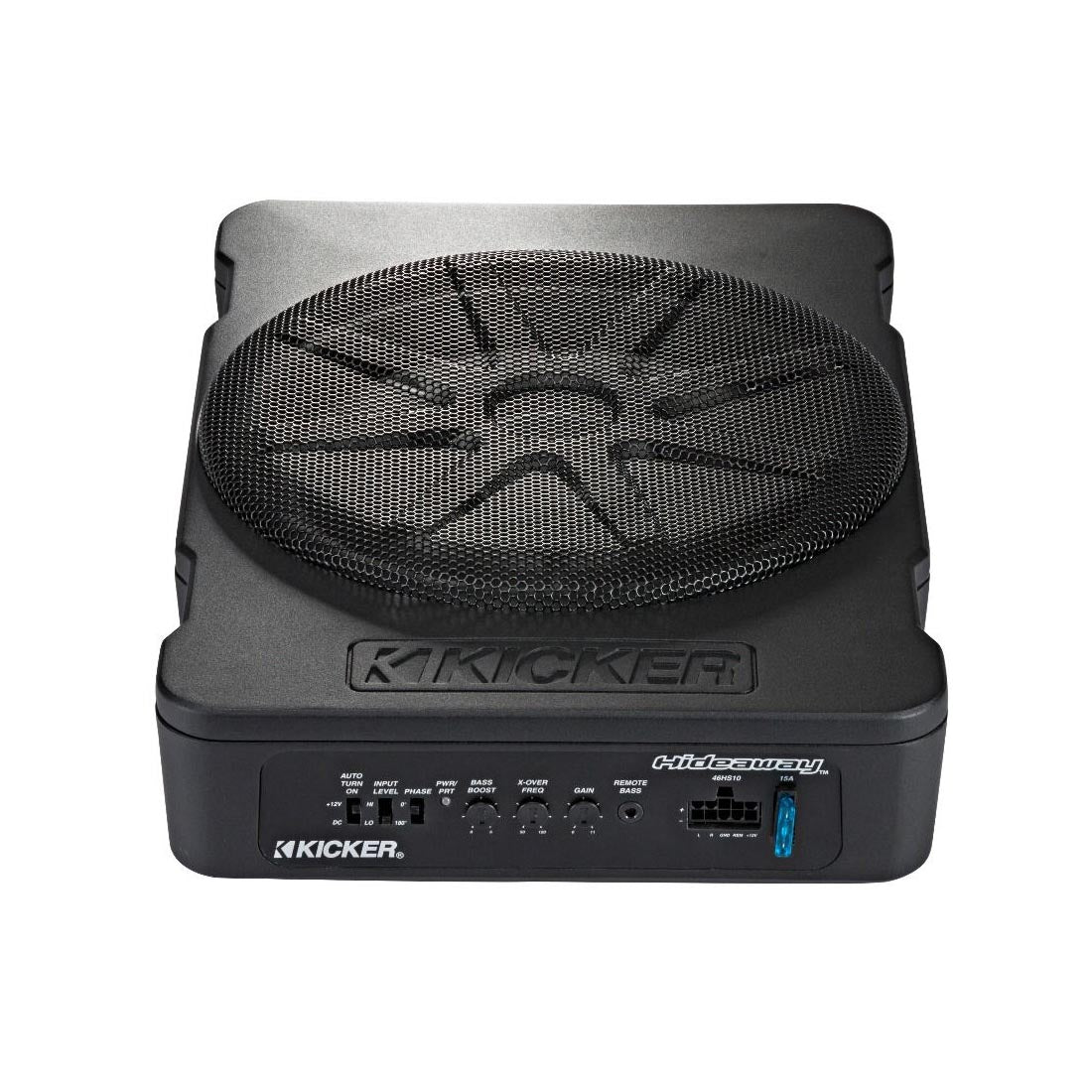 Kicker 46HS10 10" Hideaway Compact Powered Subwoofer - Each