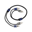 Kicker 46KI205 K-Series Interconnect 2-Channel RCA Cable - 0.5 Meters