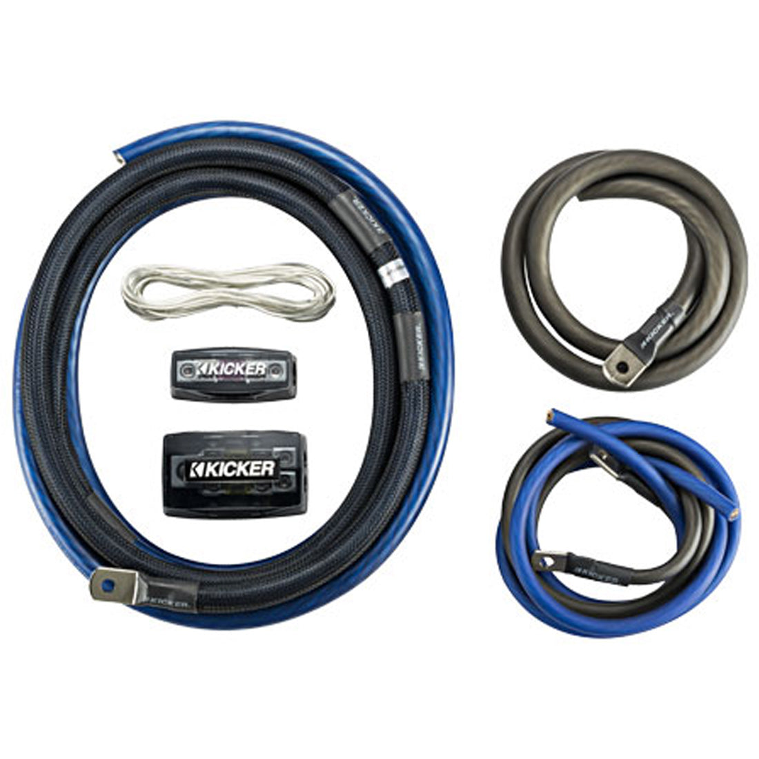 Kicker 46PKD1 P-Series 2-Channel 1/0-Gauge Dual Amplifier Power Wiring Kit