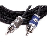 Kicker 46QI21 Q-Series 2-Channel RCA Interconnects Cable Connectors