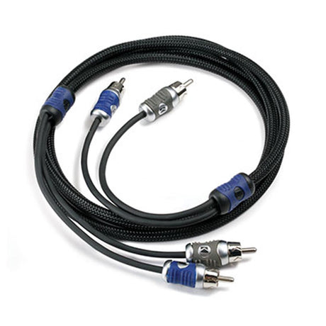 Kicker 46QI21 Q-Series 2-Channel RCA Interconnects Cable
