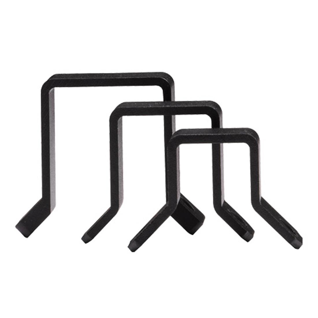 Kicker KPBSQ Bracket Kit for Square Tube Mounting - Aluminum