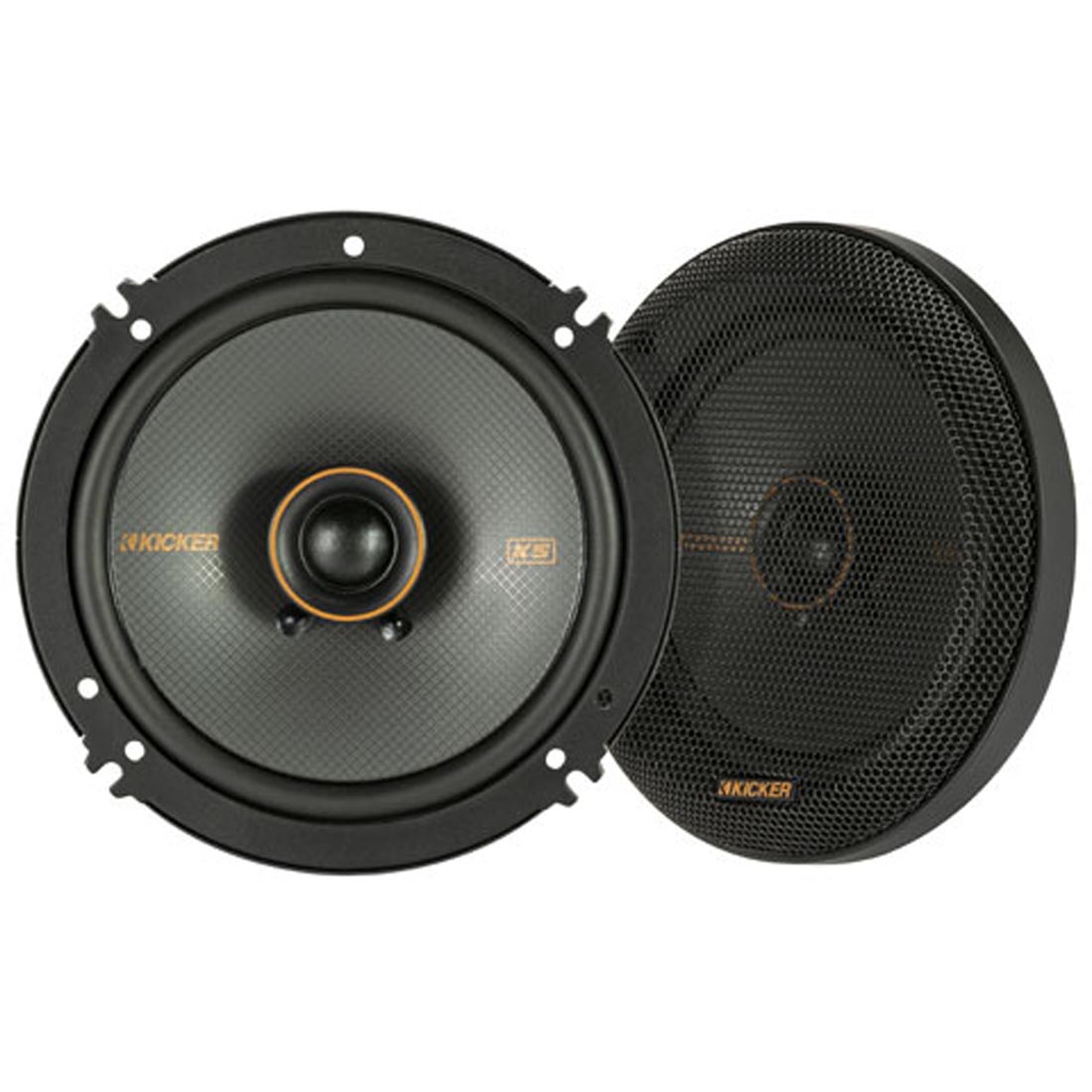 Kicker 47KSC6504 KS Series 6.5″ 2-Way Coaxial Car Speakers