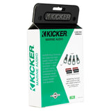Kicker 47RT8 Tin-Plated 8 AWG 5/16' Marine Ring Terminals - 4-Pack (47RT8)