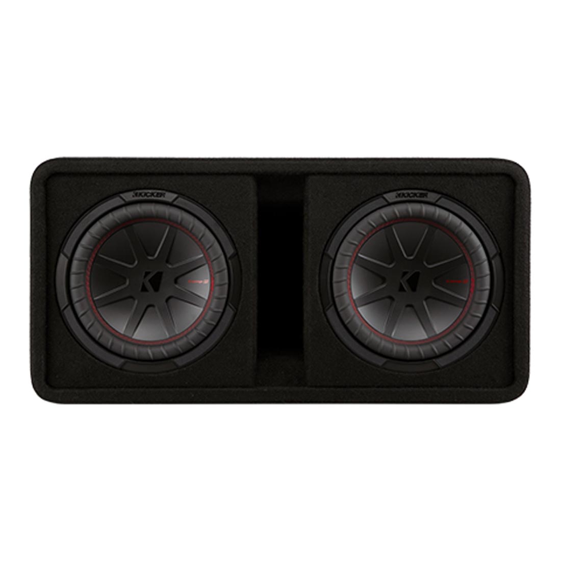 Kicker 48DCWR102 2-Ohm Ported Enclosure with Dual 10