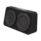Kicker 48TCWRT102 Truck-Style 2-Ohm Sealed Enclosure with Single 10" CompRT Subwoofer and Passive Radiator