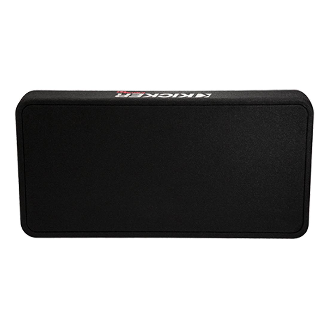 Kicker 48TCWRT122 Truck-Style 2-Ohm Sealed Enclosure with Single 12" CompRT Subwoofer and Passive Radiator