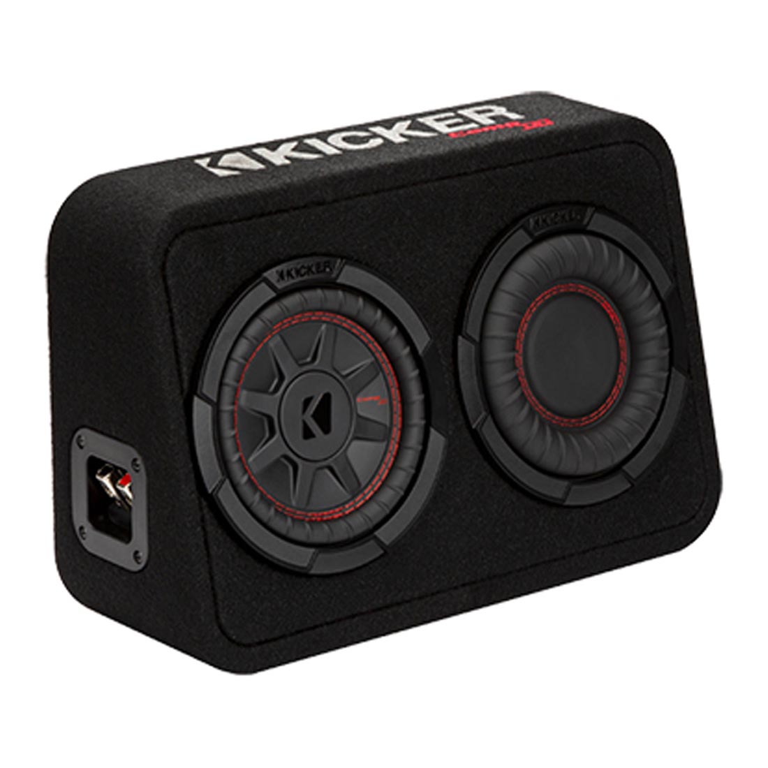 Kicker 48TCWRT672 CompRT Truck-Style 2-Ohm Loaded Sealed Enclosure