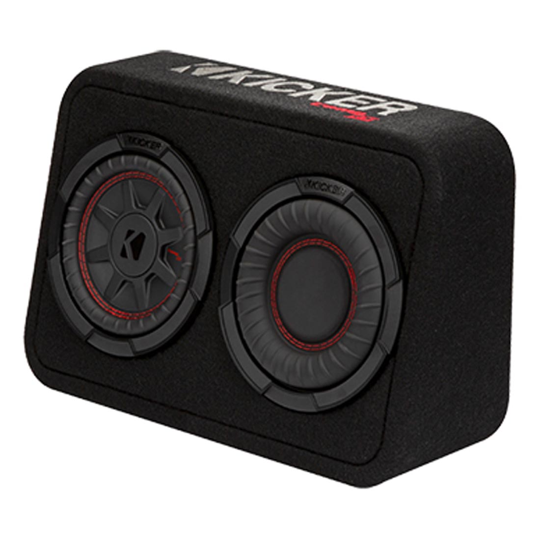 Kicker 48TCWRT672 CompRT Truck-Style 2-Ohm Loaded Sealed Enclosure
