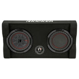 Kicker 48TCWRT82 Truck-Style Sealed Enclosure with Single 8" CompRT Subwoofer and Passive Radiator