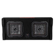 Kicker 49DL7TDF122 12" Dual Down-Firing Loaded Subwoofer Enclosure - Each