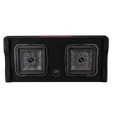 Kicker 49DL7TDF122 12" Dual Down-Firing Loaded Subwoofer Enclosure - Each