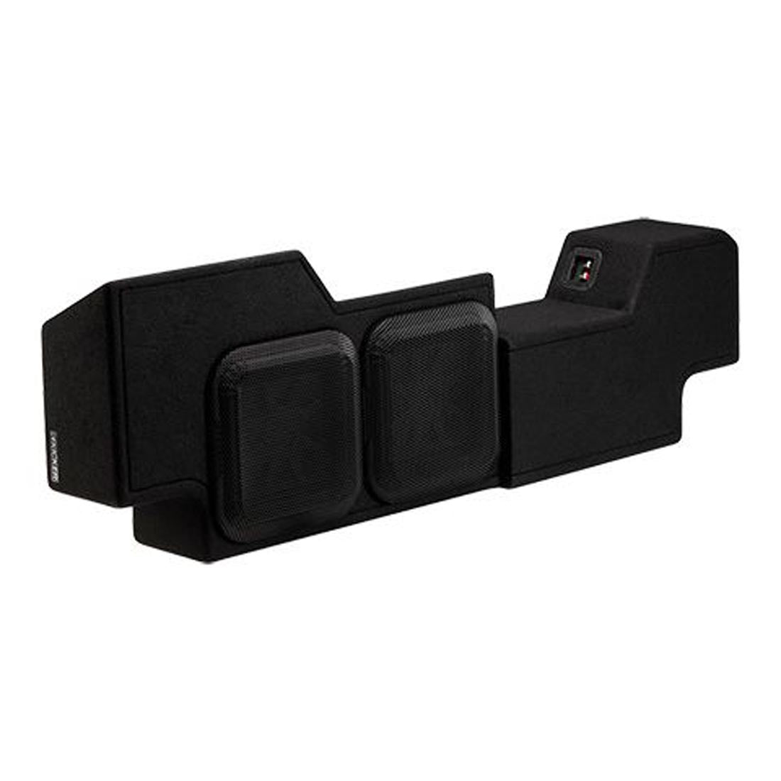 Kicker 51K5RDL7T102 10" Custom Fit Dual Loaded Subwoofer Enclosure for Select Ram Vehicles