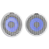 Kicker 51KM614FL 6.5" Shallow-Mount 4-Ohm RGB Coaxial Marine Speakers