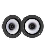 Kicker 51KM614FL 6.5" Shallow-Mount 4-Ohm RGB Coaxial Marine Speakers