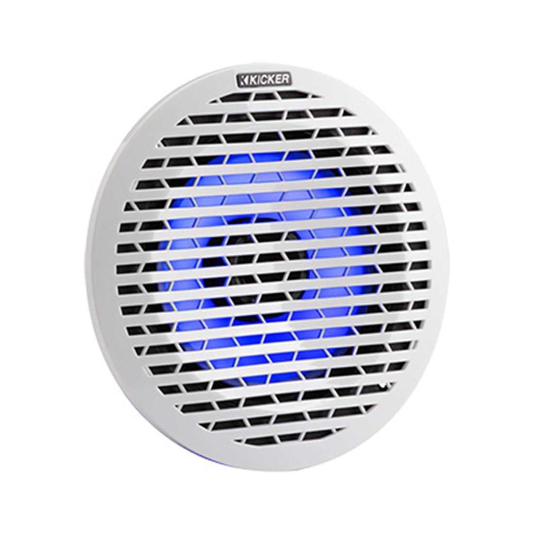 Kicker 51KM614FL 6.5" Shallow-Mount 4-Ohm RGB Coaxial Marine Speakers