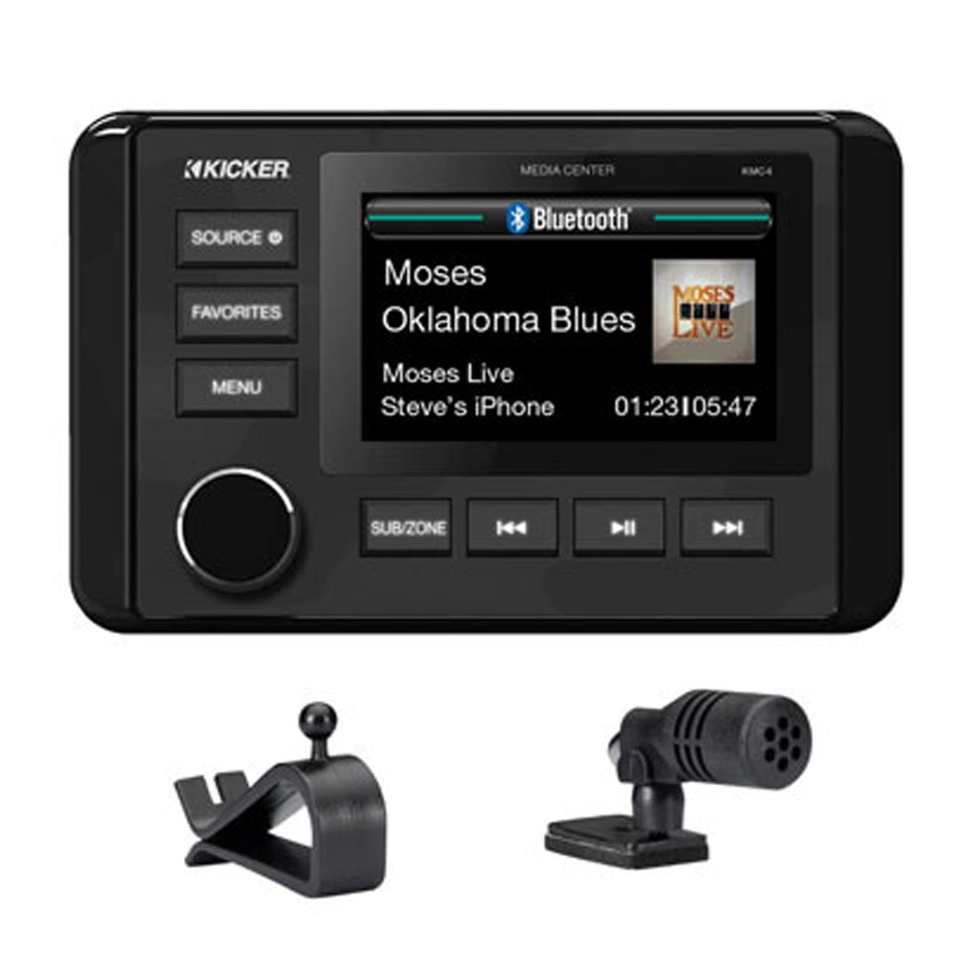 Kicker 51KMC4 Dual-Zone Marine Digital Media Receiver - Gibbys ...