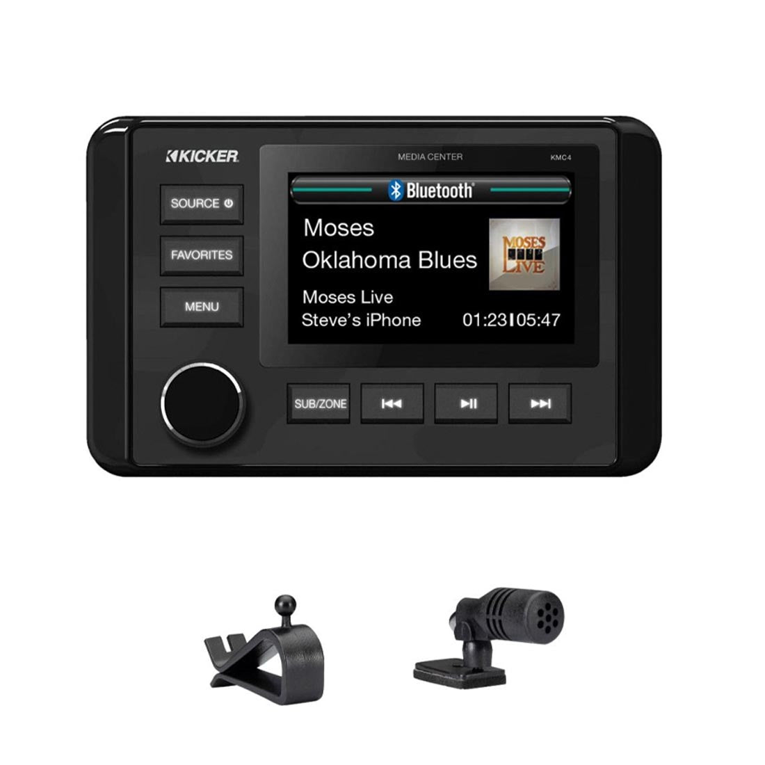 Kicker 51KMC4 Dual-Zone Marine Digital Media Receiver