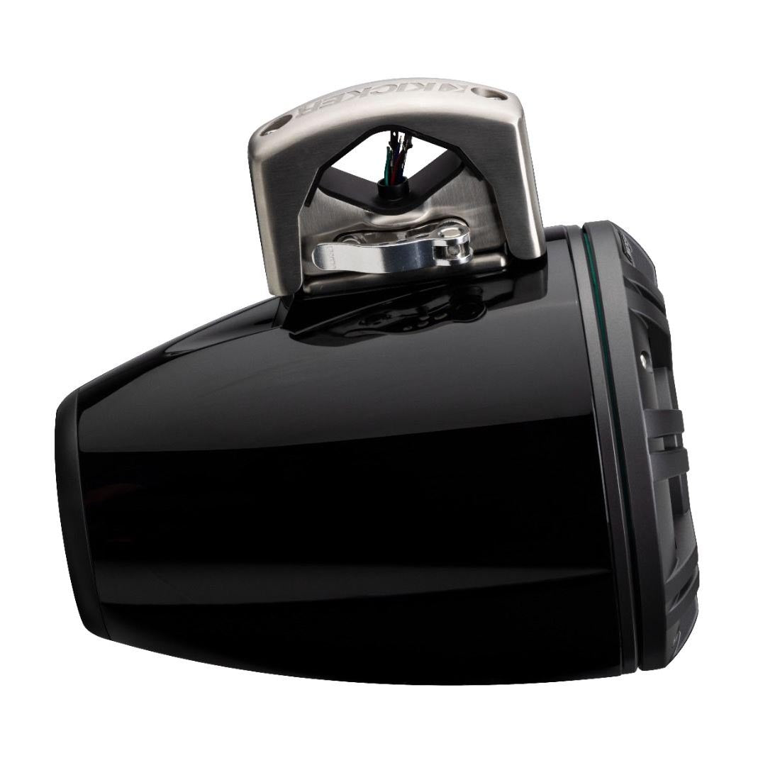 Kicker 51KMTCXL8 8" Marine Wakeboard Tower Speakers with RGB Lighting - Black