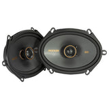 Kicker 51KSC6804 KS Series 6"x8" 2-Way Coaxial Car Speakers