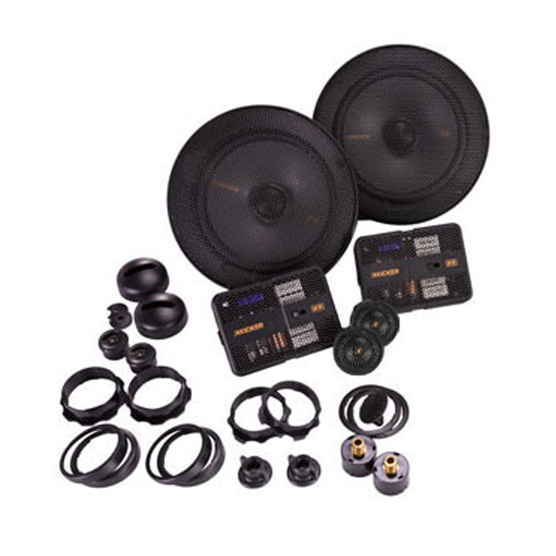 Kicker 51KSS6504 KS Series 6.5" Component Speaker System with mounting options