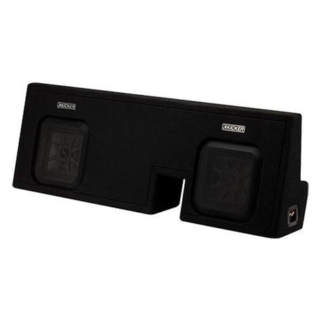 Kicker 51KTDL7T102 10" Custom Fit Dual Loaded Subwoofer Enclosure for Toyota Tacoma Vehicles