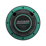Kicker 51MSC65 6.5" Premium 4-Ohm Marine Coaxial Speakers with LED Lighting