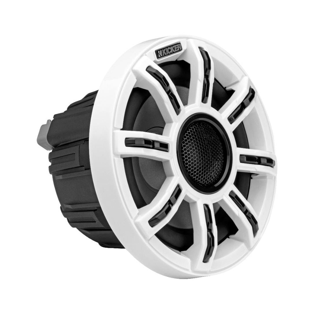 Kicker 51MSC65 6.5" Premium 4-Ohm Marine Coaxial Speakers with LED Lighting