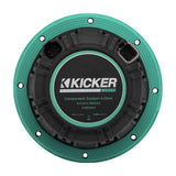 Kicker 51MSS65 6.5" Marine Component Speakers with RGBW LED Lighting