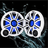 Kicker 51MSS8 8" Marine Component Speakers with RGBW LED Lighting