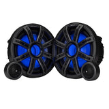 Kicker 51MSS8 8" Marine Component Speakers with RGBW LED Lighting