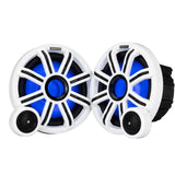 Kicker 51MSS8 8" Marine Component Speakers with RGBW LED Lighting