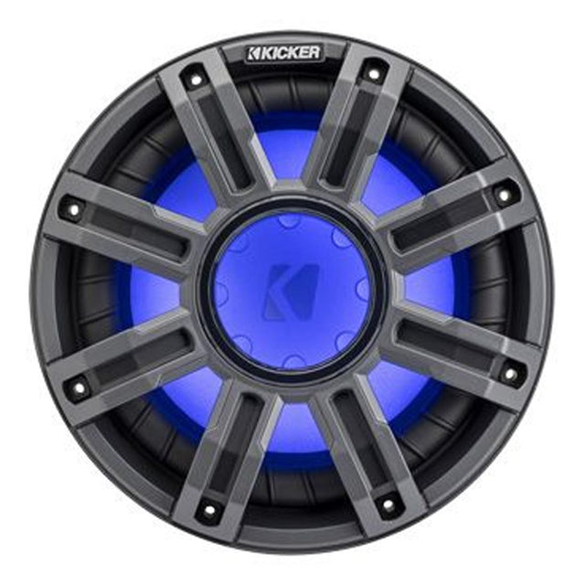 Kicker 51MWE102 10" Premium 2-Ohm Marine RGBW LED Subwoofer for Enclosures - Each