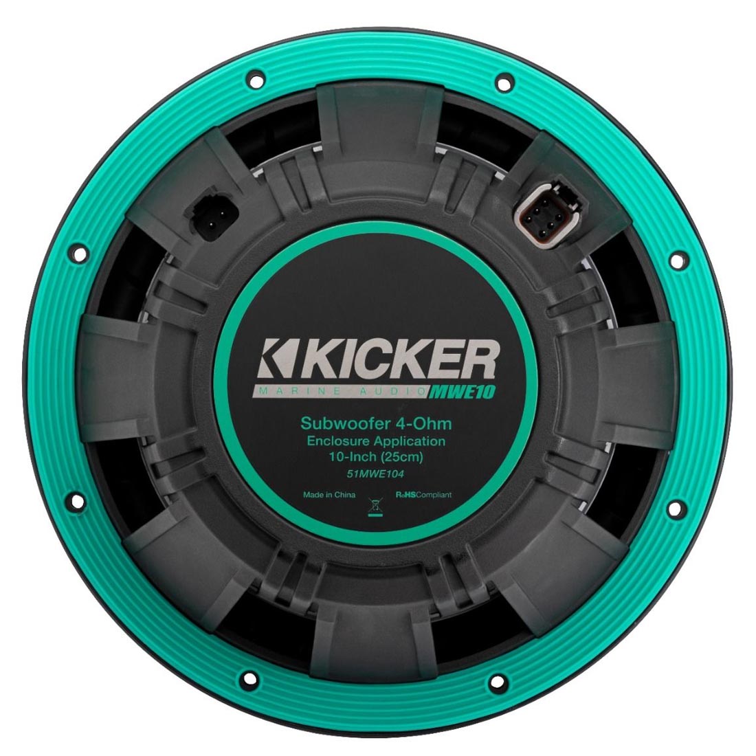 Kicker 51MWE104 Premium 10" 4-Ohm Marine Subwoofer - Each