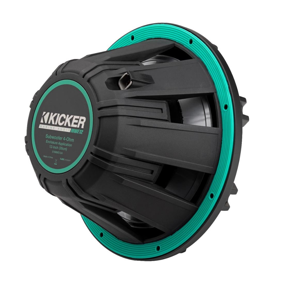 Kicker 51MWE124 Premium 12" 4-Ohm Marine Subwoofer - Each