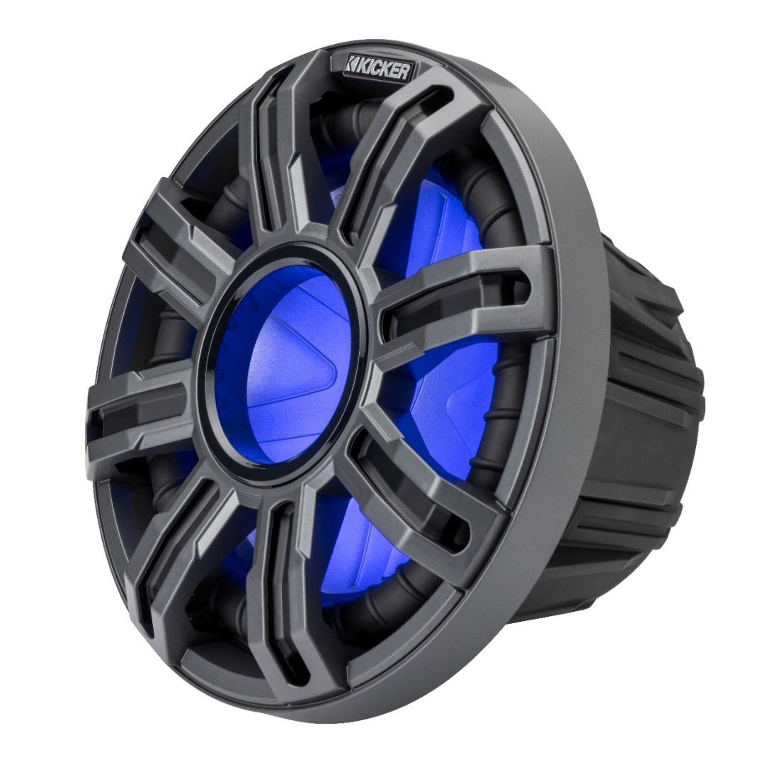 Kicker 51MWF104 10" Premium 4-Ohm Freeair Marine Subwoofer with LED Lighting - Each
