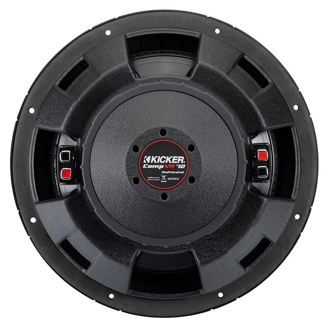 Kicker 52CVR122 12" CompVR Series 2-Ohm DVC Subwoofer - Each