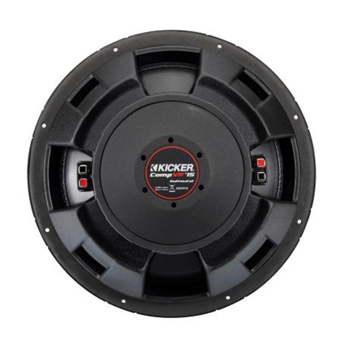 Kicker 52CVR154 15" CompVR Dual 4-Ohm Voice Coil Car Subwoofer - Each