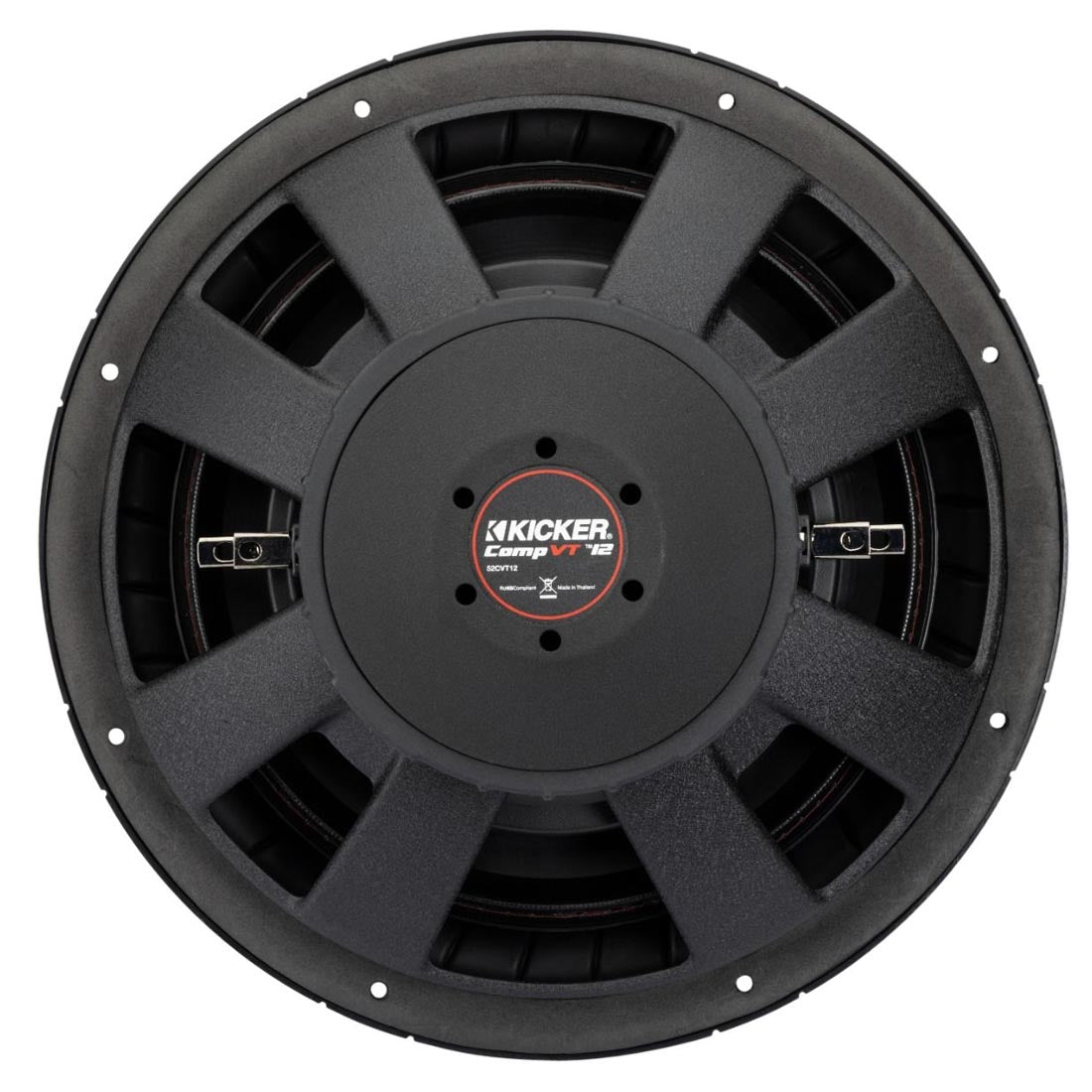 Kicker 52CVT124 CompVT Series 12" 4-Ohm Subwoofer - Each